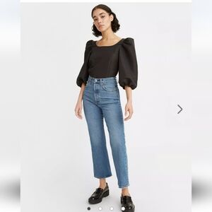 Levis Ribcage Straight Jeans